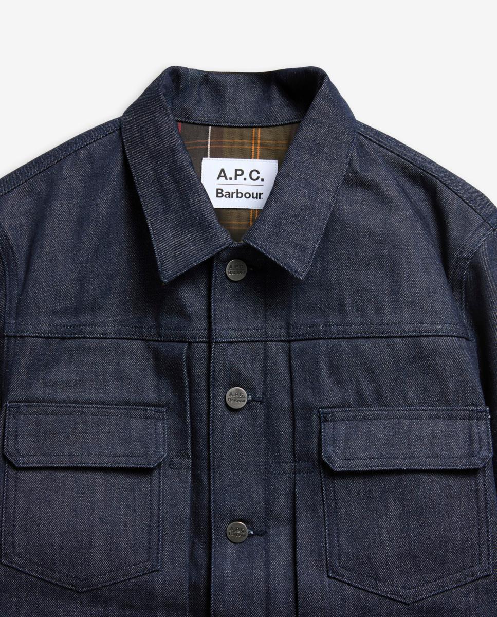 Imagen 4 de Chaqueta de hombre de algodón tipo denim - Barbour - Azul índigo Azul índigo