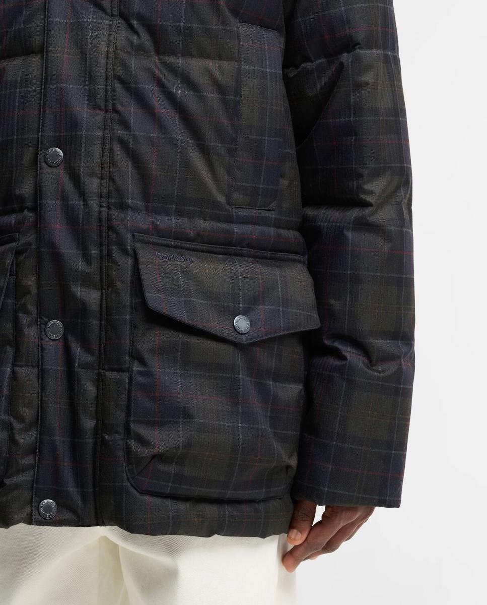 Chaqueta acolchada de hombre y bolsillos plaston - Barbour - Gris oscuro Gris oscuro-4
