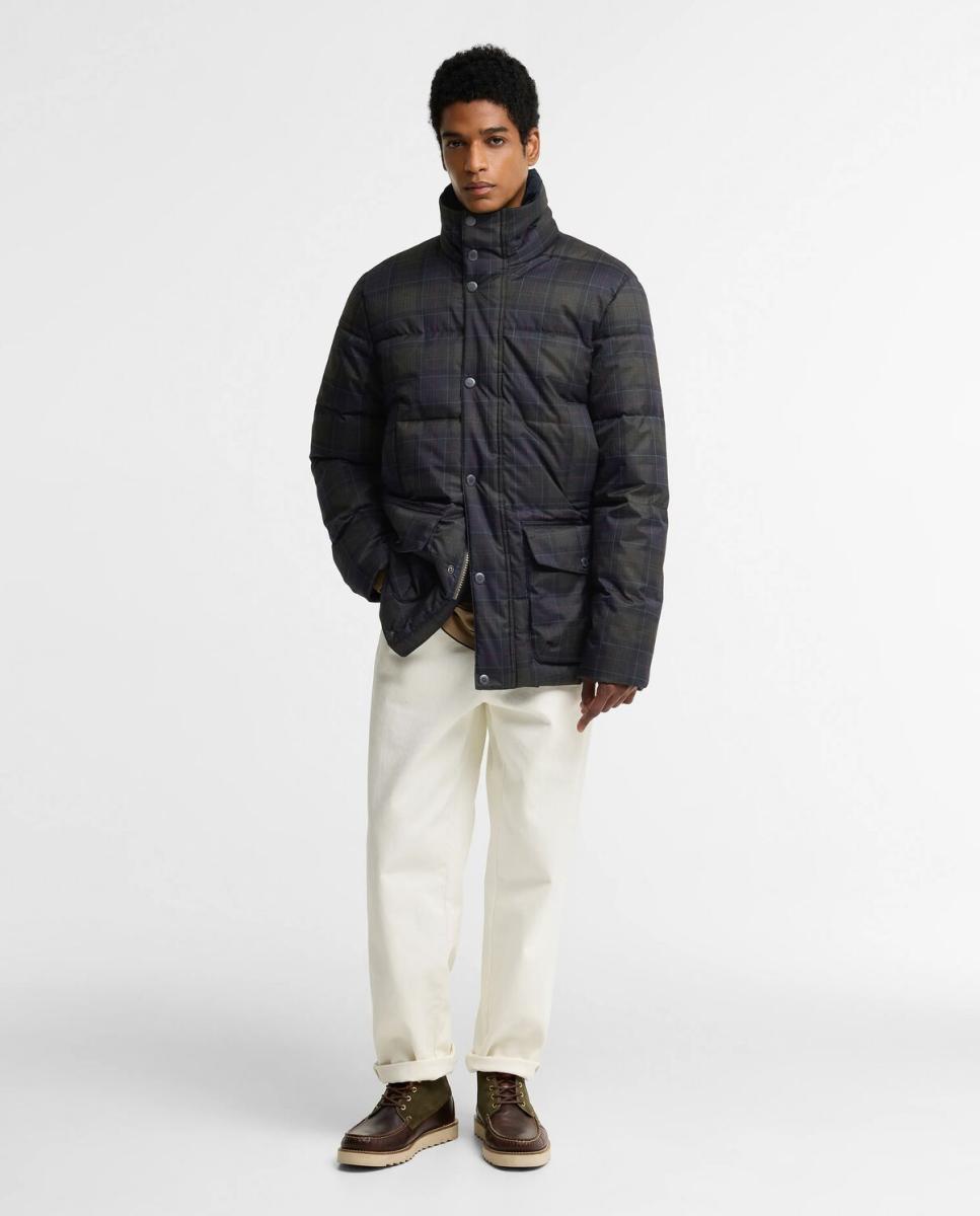 Chaqueta acolchada de hombre y bolsillos plaston - Barbour - Gris oscuro Gris oscuro-7