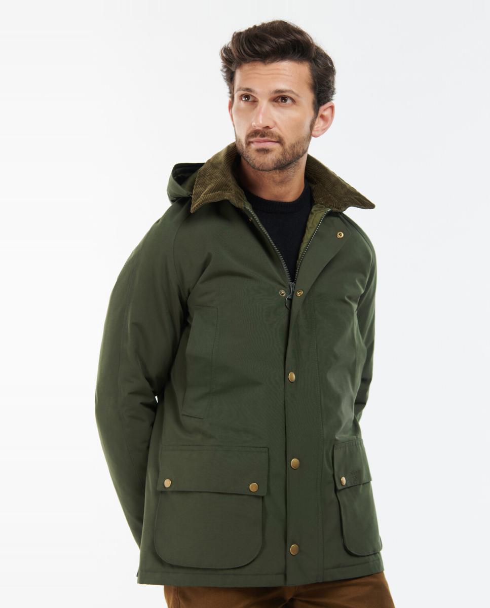 Imagen 1 de Chaqueta de hombre con bolsillos calientamanos Verde oscuro