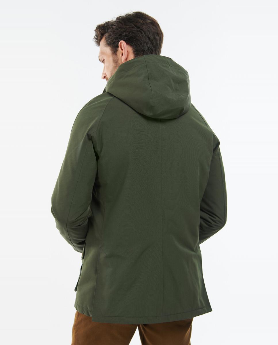 Imagen 2 de Chaqueta de hombre con bolsillos calientamanos - Barbour - Verde oscuro Verde oscuro