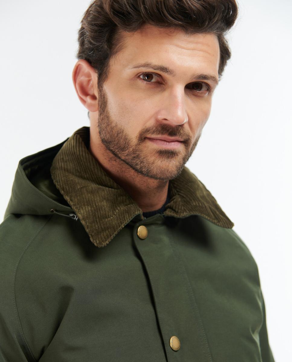 Imagen 3 de Chaqueta de hombre con bolsillos calientamanos - Barbour - Verde oscuro Verde oscuro