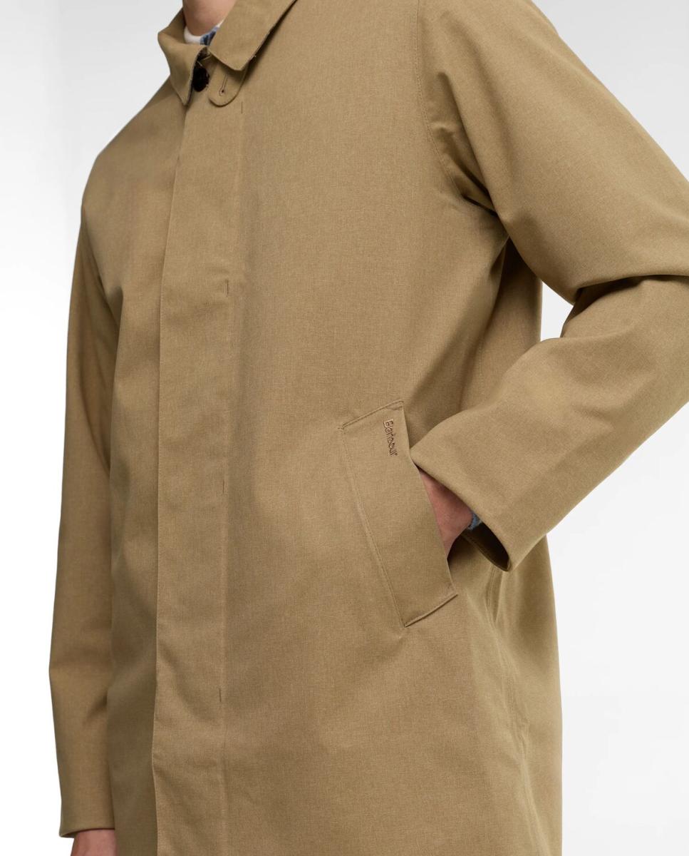 Chaqueta gabardina larga de hombre - Barbour - Beige Beige-5