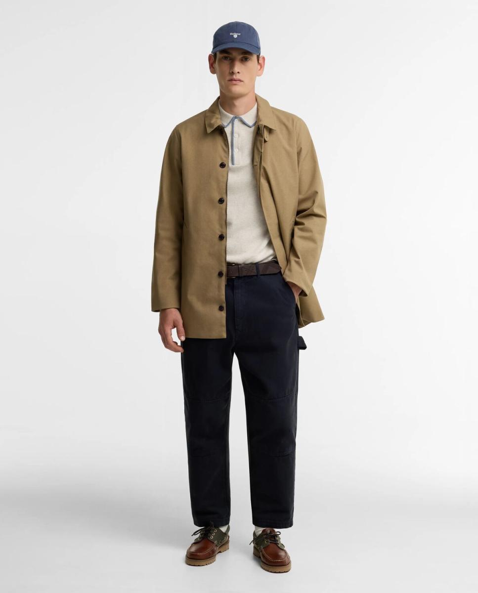 Chaqueta gabardina larga de hombre - Barbour - Beige Beige-8