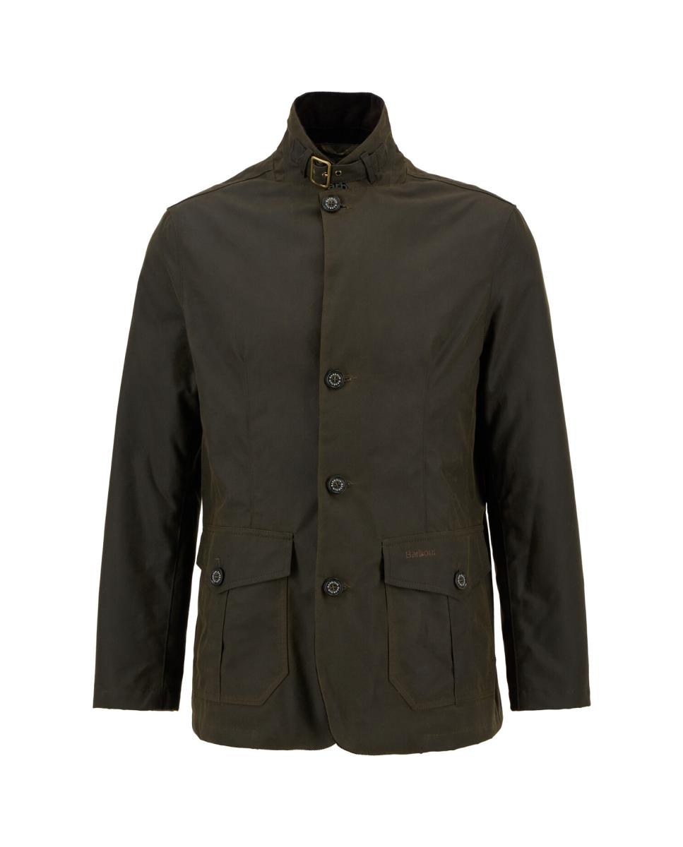 Imagen 6 de Chaqueta de abrigo de hombre Barbour encerada verde - Verde oscuro Verde oscuro