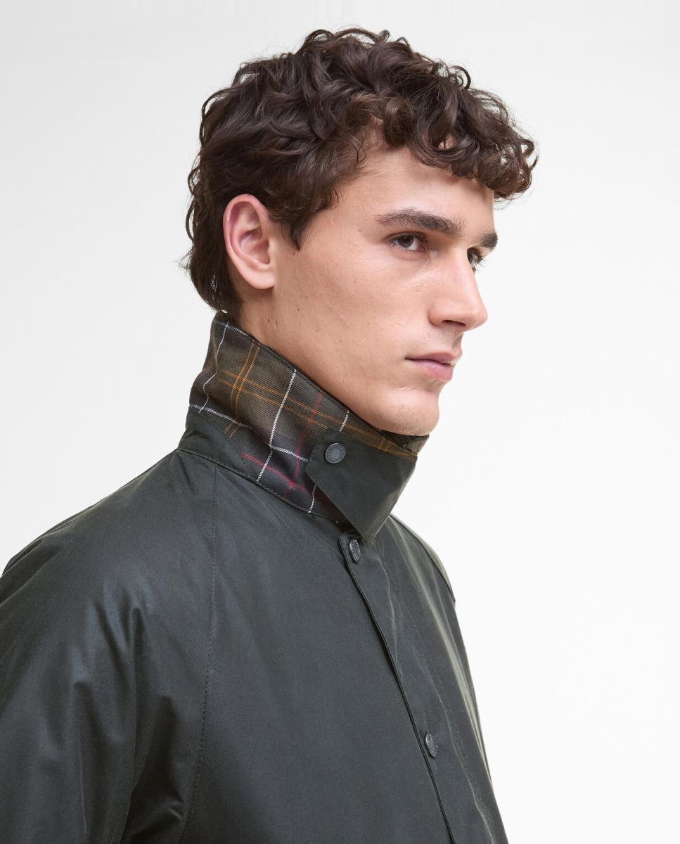 Imagen 3 de Chaqueta de hombre corta con bolsillos oblicuos - Barbour - Verde oscuro Verde oscuro