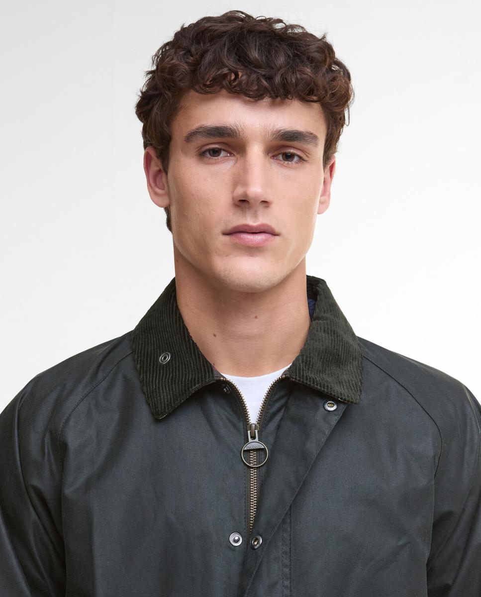 Imagen 5 de Chaqueta de hombre corta con bolsillos oblicuos - Barbour - Verde oscuro Verde oscuro