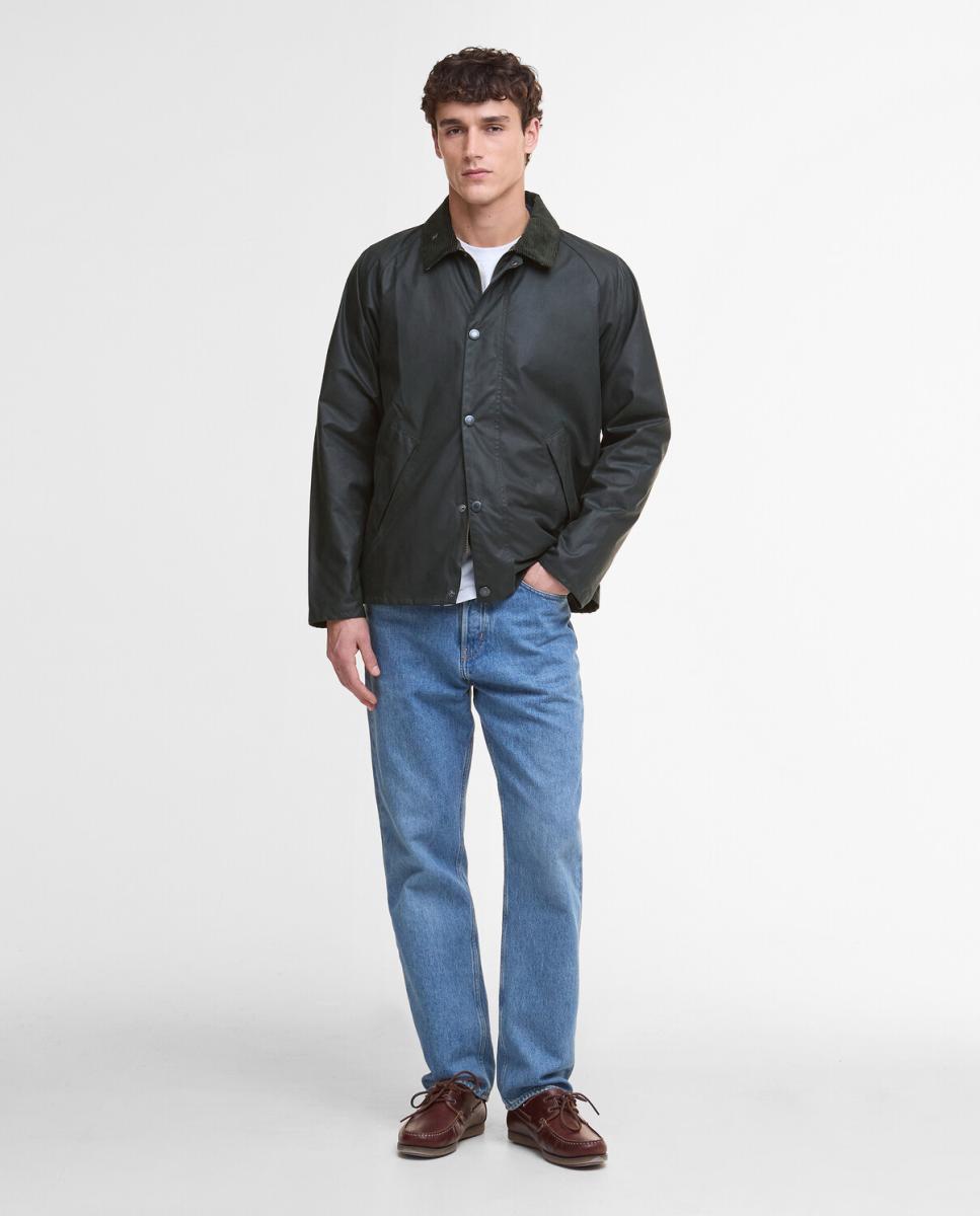 Imagen 8 de Chaqueta de hombre corta con bolsillos oblicuos - Barbour - Verde oscuro Verde oscuro