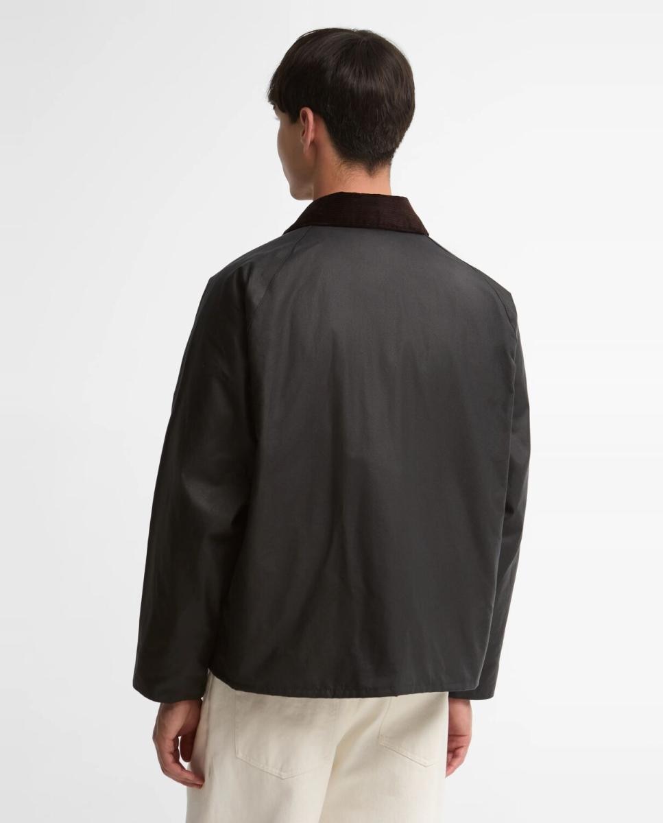 Chaqueta de hombre corta con bolsillos con tapetas - Barbour - Azul marino Azul marino-2