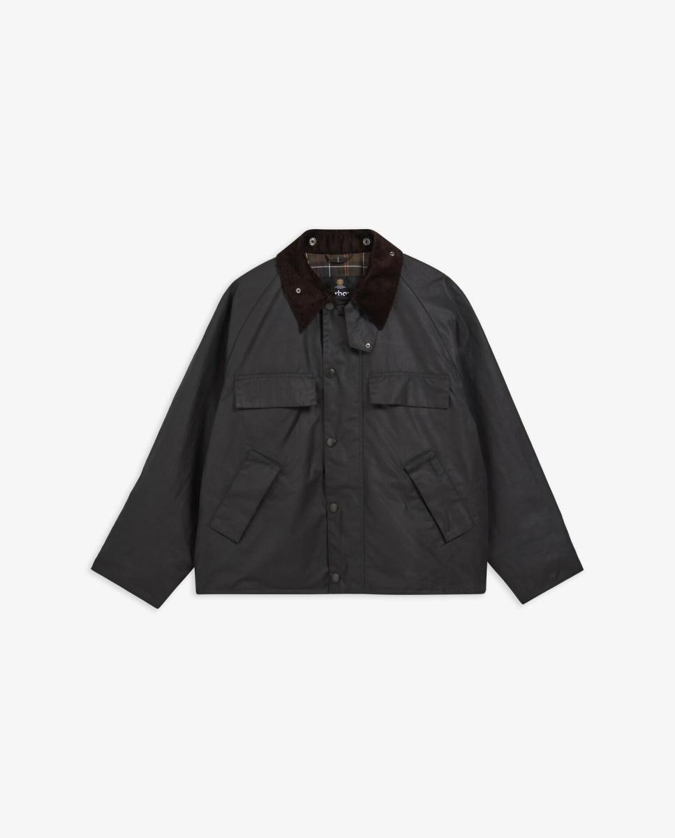 Chaqueta de hombre corta con bolsillos con tapetas - Barbour - Azul marino Azul marino-6
