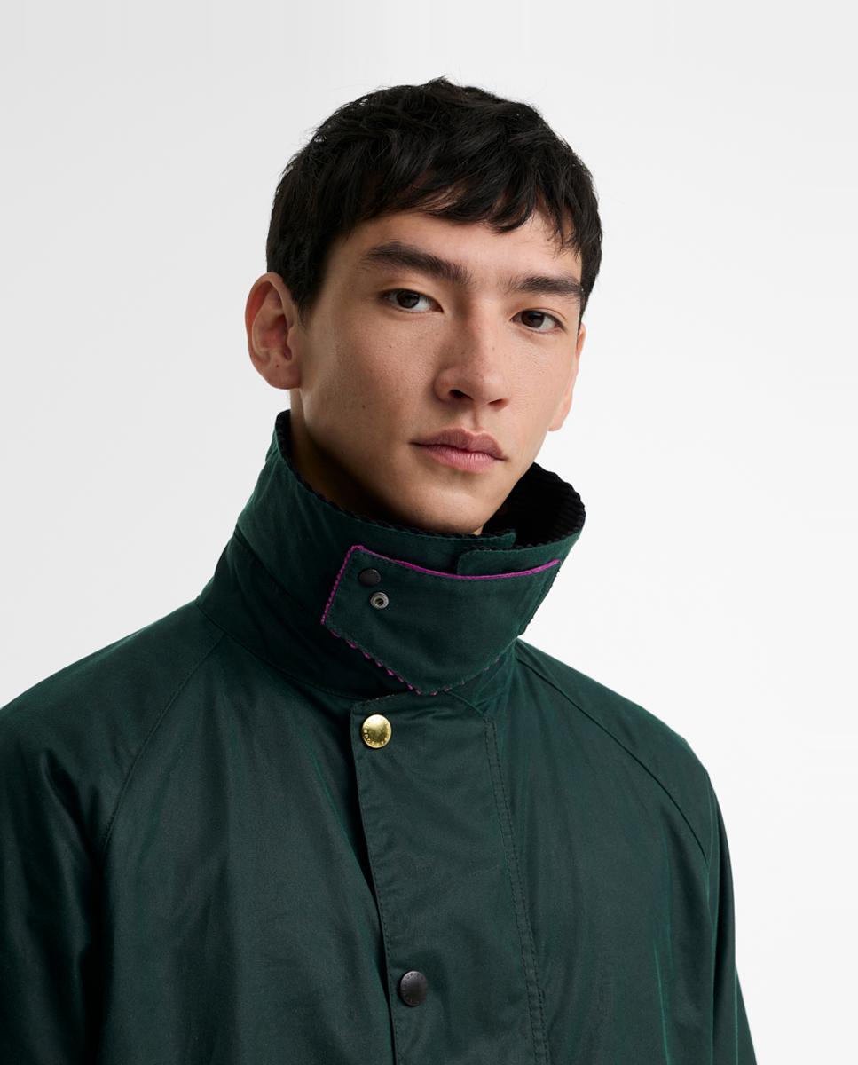 Chaqueta de hombre con bolsillos tipo fuelle - Barbour - Verde claro Verde claro-3