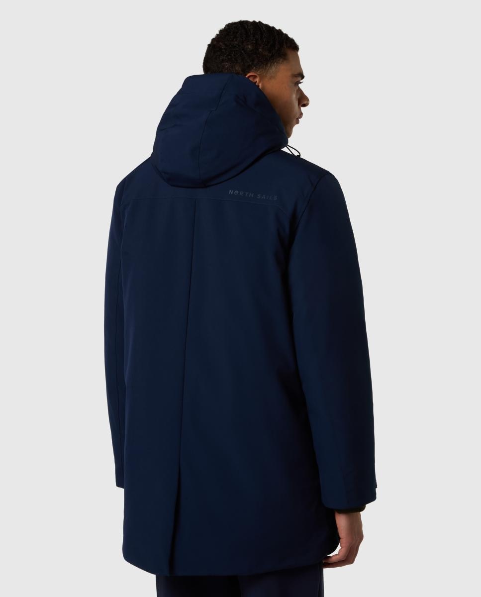 Parka de hombre en softshell reciclado - North Sails - Azul marino Azul marino-2