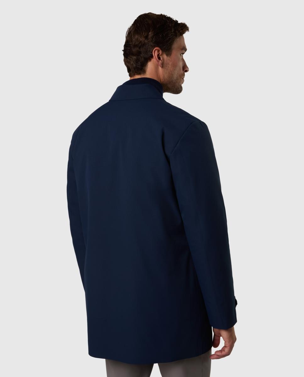 Trench Técnico para Homem em Tecido de Alto Desempenho de 3 Camadas Azul-marinho-2