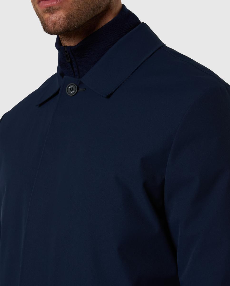 Trench Técnico para Homem em Tecido de Alto Desempenho de 3 Camadas Azul-marinho-3