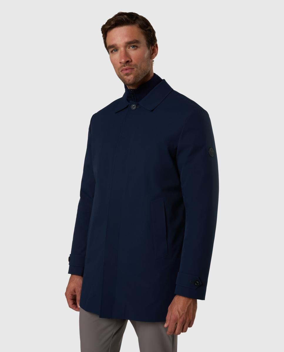 Trench Técnico para Homem em Tecido de Alto Desempenho de 3 Camadas Azul-marinho-9