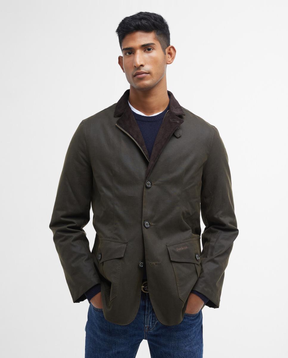 Chaqueta lutz de hombre - Barbour - Verdes Verdes-1