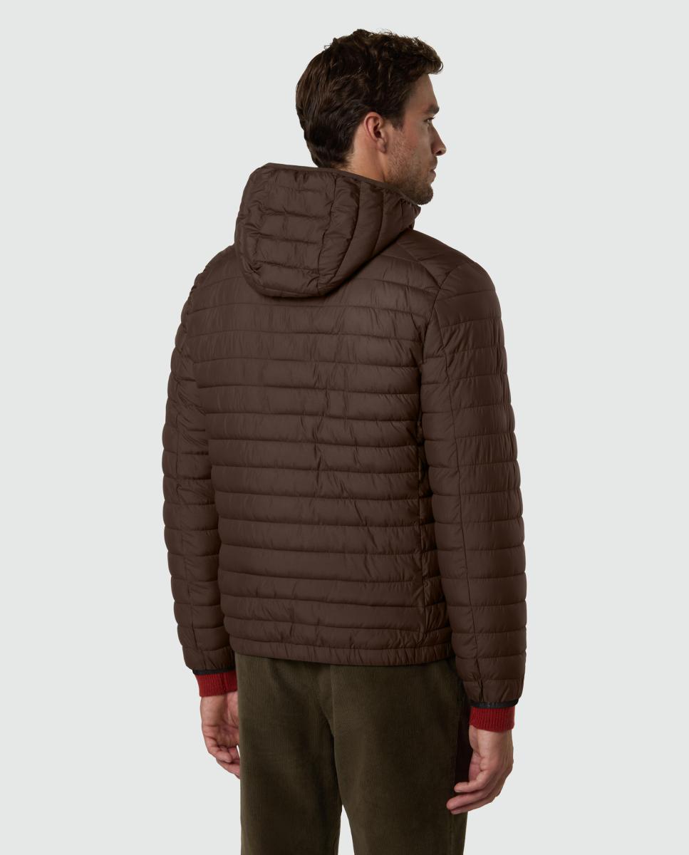 Cazadora de hombre guateada ultraligera - North Sails - Marrón oscuro Marrón oscuro-2