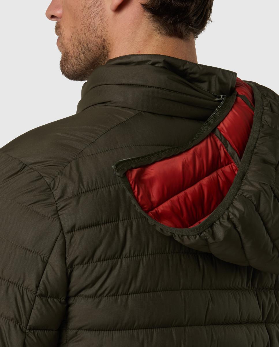 Cazadora de hombre guateada ultraligera - North Sails - Verde oscuro Verde oscuro-3