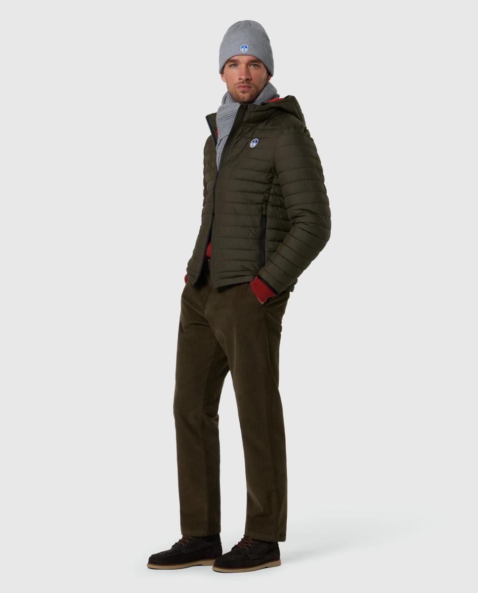 Cazadora de hombre guateada ultraligera - North Sails - Verde oscuro Verde oscuro-6