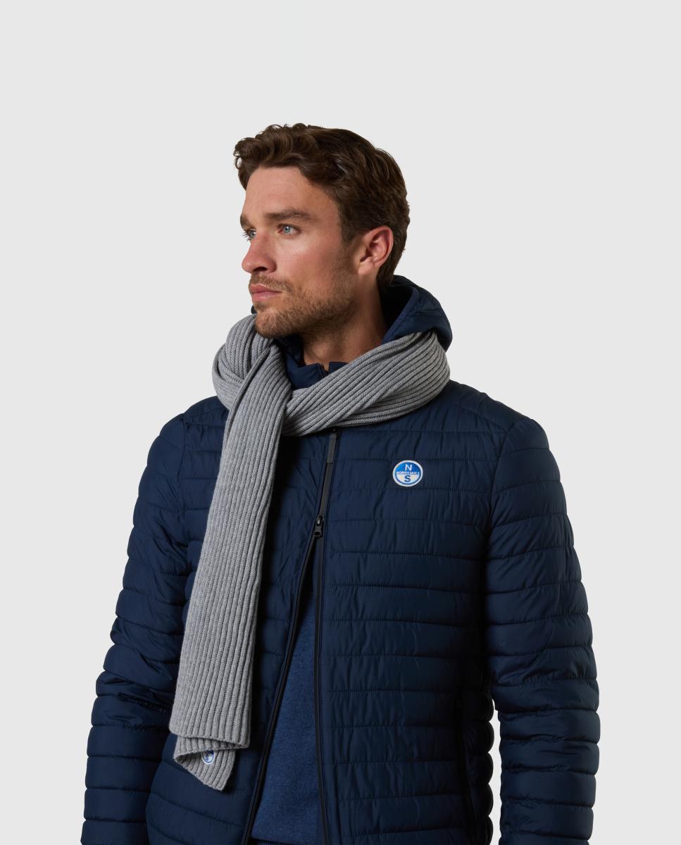 Cazadora de hombre guateada ultraligera - North Sails - Azul marino Azul marino-3
