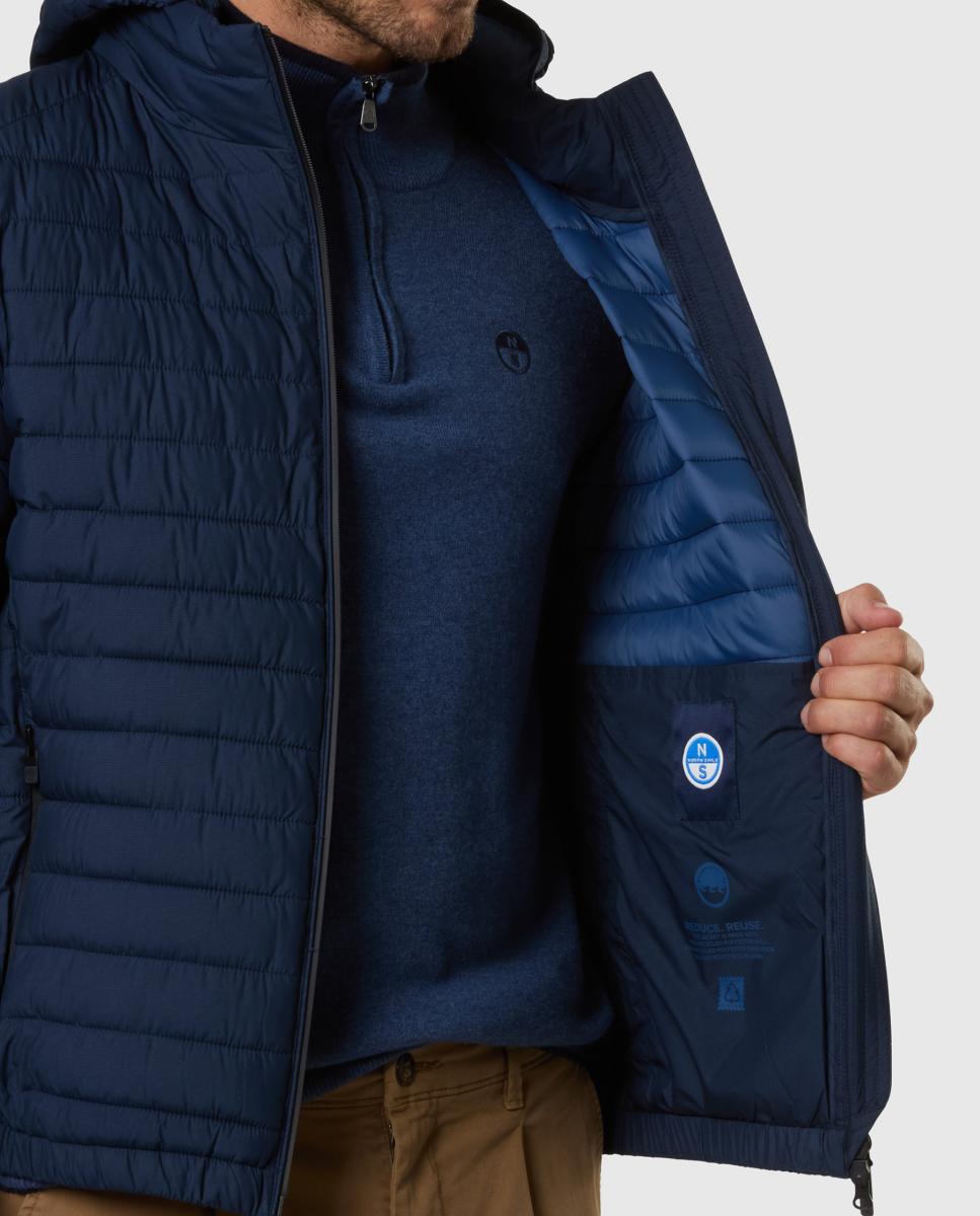 Cazadora de hombre guateada ultraligera - North Sails - Azul marino Azul marino-4