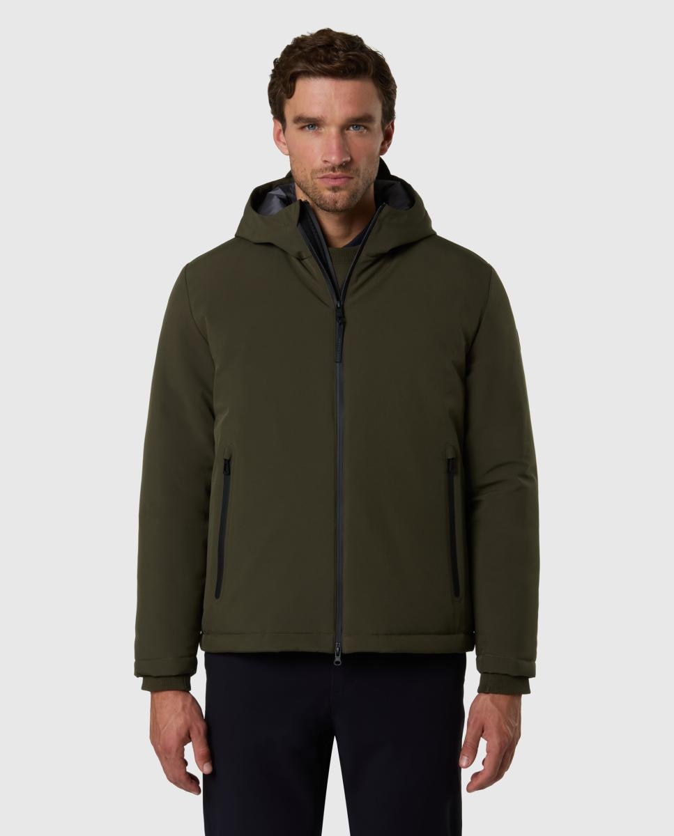 Cazadora de hombre en softshell reciclado de 2 capas - North Sails - Verde oscuro Verde oscuro-1