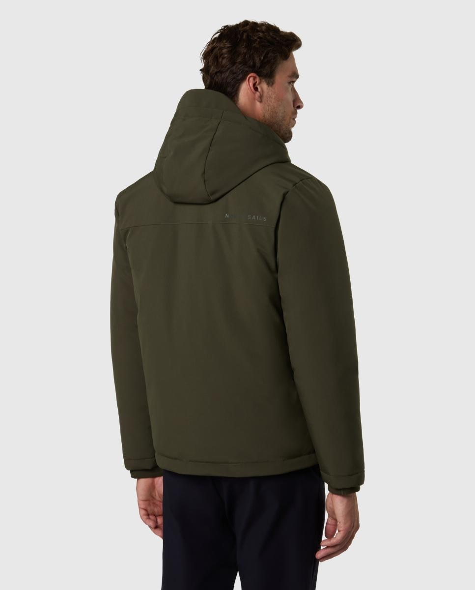 Cazadora de hombre en softshell reciclado de 2 capas - North Sails - Verde oscuro Verde oscuro-2