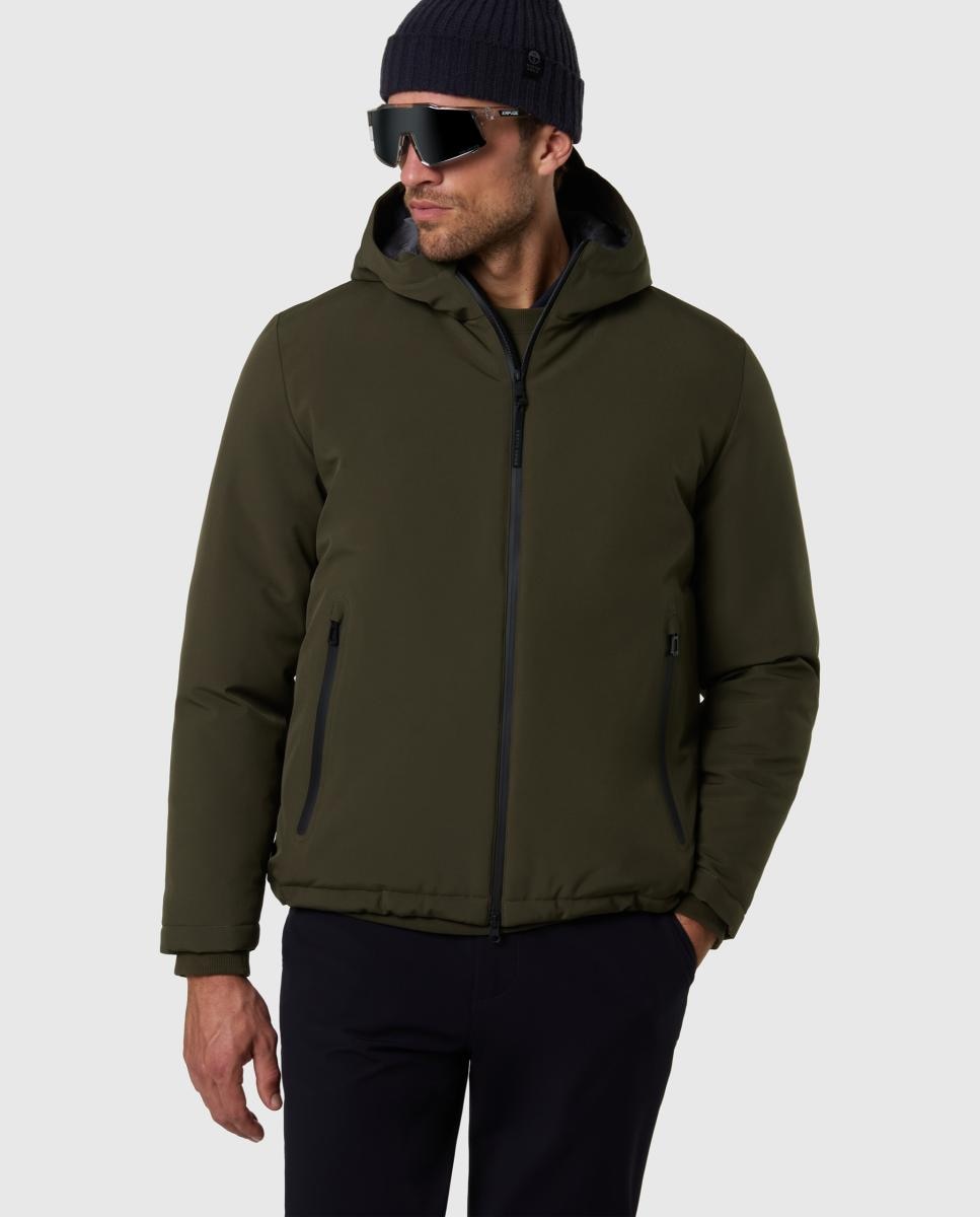 Cazadora de hombre en softshell reciclado de 2 capas - North Sails - Verde oscuro Verde oscuro-6