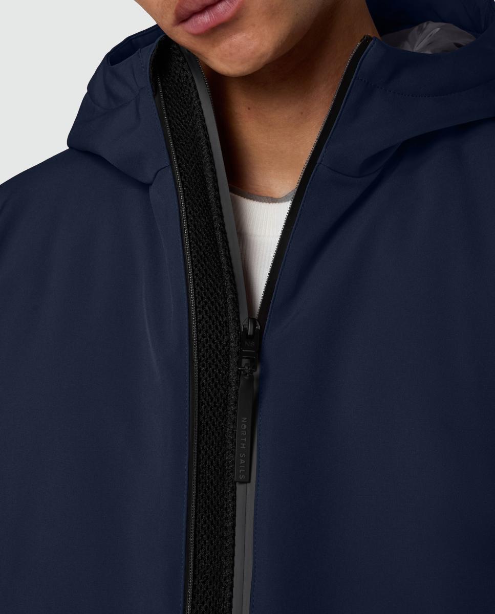 Cazadora de hombre en softshell reciclado de 2 capas - North Sails - Azul marino Azul marino-3