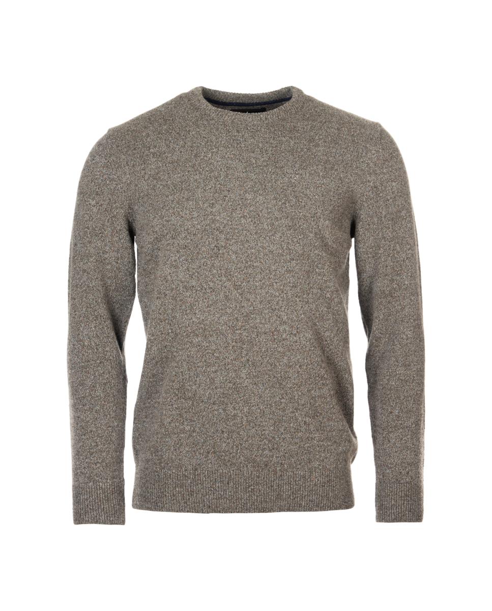 Imagen 4 de Jersey de hombre cuello redondo - Barbour - Marrón claro Marrón claro