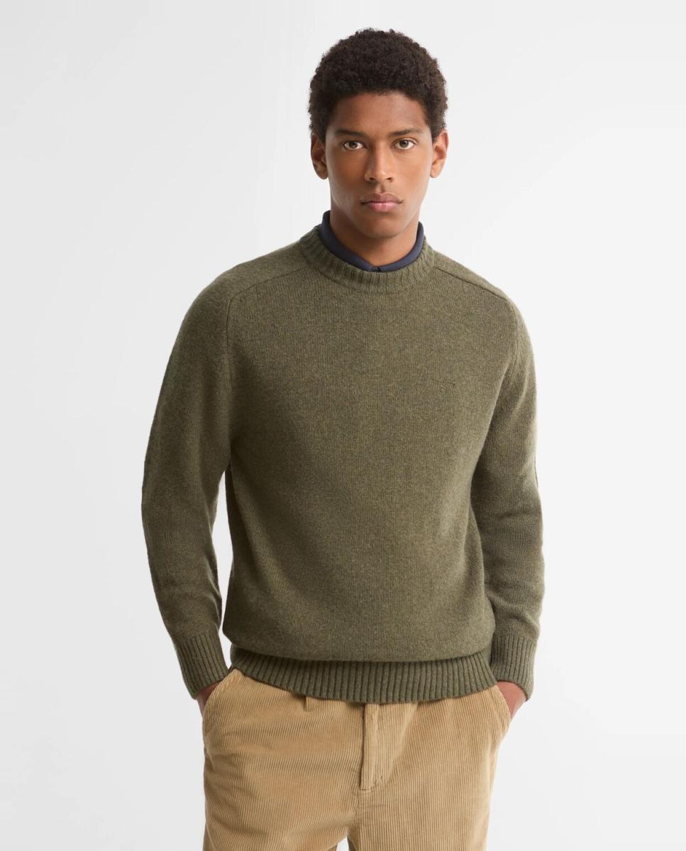 Imagen 1 de Jersey de hombre cuello redondo Verde militar