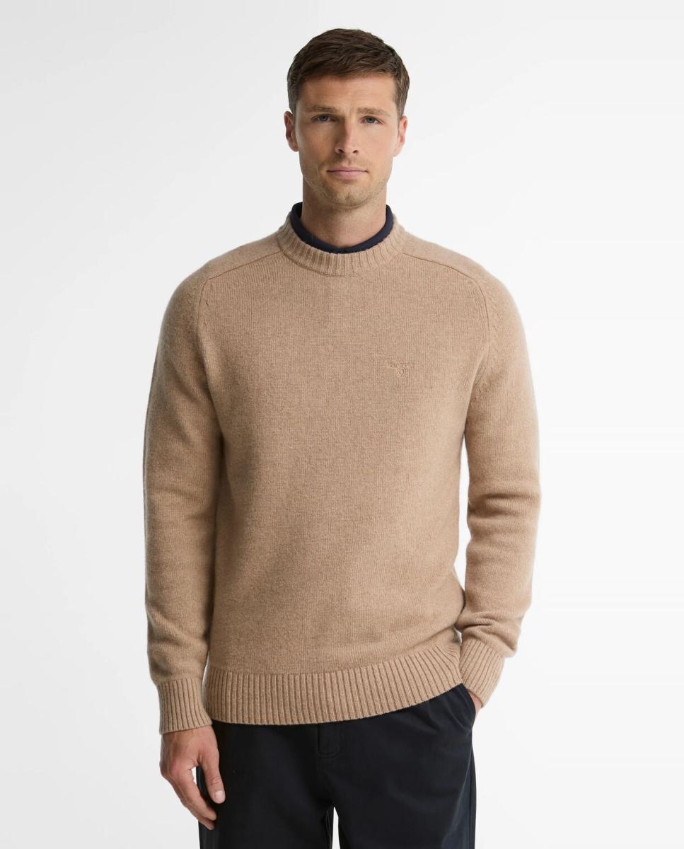 Imagen 1 de Jersey de hombre cuello redondo Crema