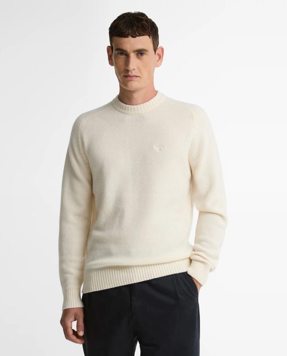 Imagen 1 de Jersey de hombre cuello redondo Crudo