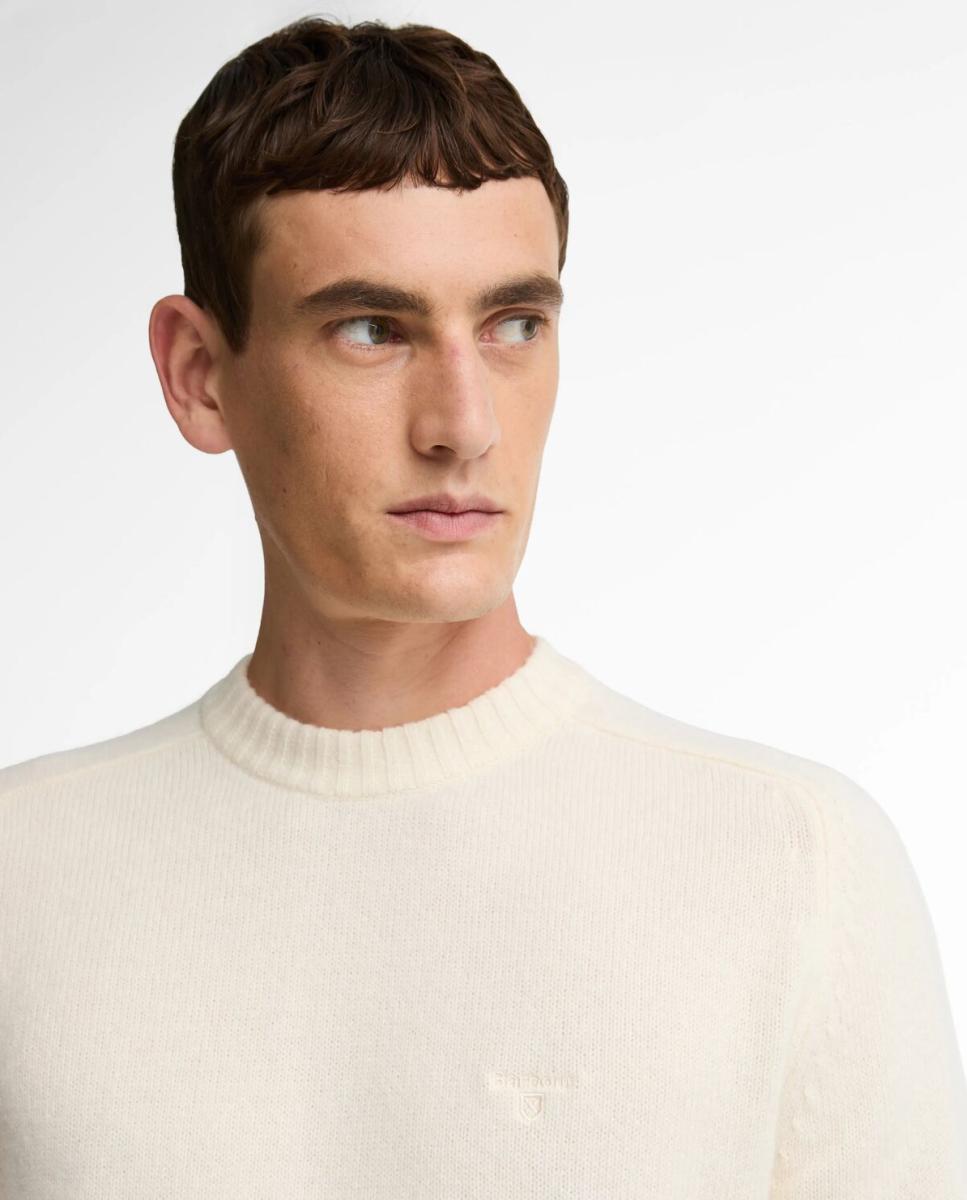 Imagen 3 de Jersey de hombre cuello redondo - Barbour - Crudo Crudo