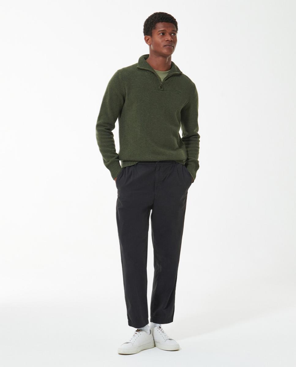 Jersey liso pico de hombre - Verde oscuro Verde oscuro-3