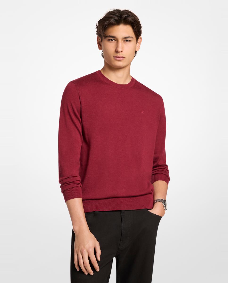 Imagem 0 de Camisola de Malha de Lã Merino com Gola Redonda
