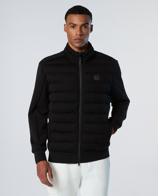 Imagem 0 de Camisola de Malha com Fecho de Correr Completo e Gola Alta, Ideal para um Look Casual ou Náutico