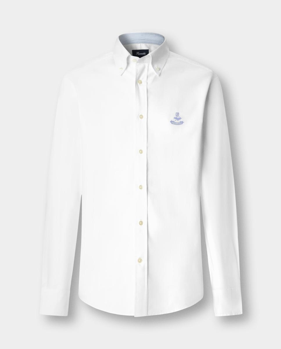 Camisa Oxfod Lisa Fit Club Branco-5