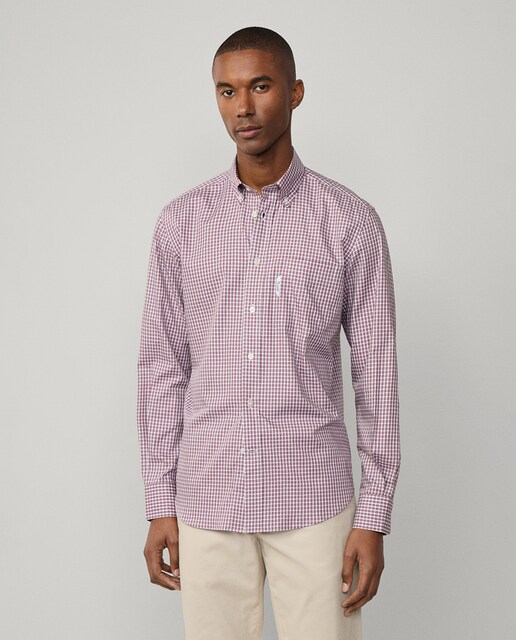 Imagem 0 de Camisa de Sarja de Algodão aos Quadrados Mini Tartã Fit Club