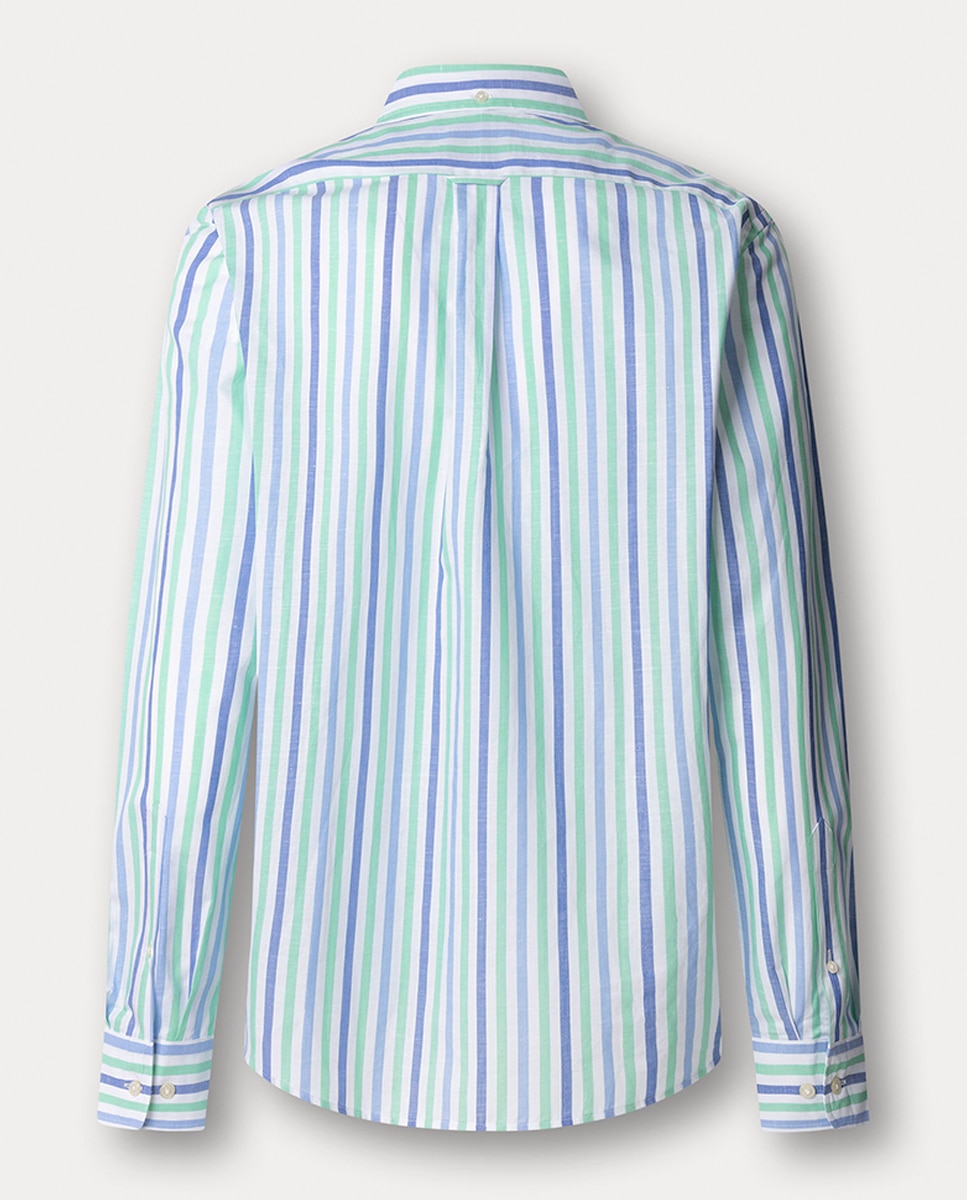 Camisa às Riscas Fit Club - Multicolor Multicolor-2