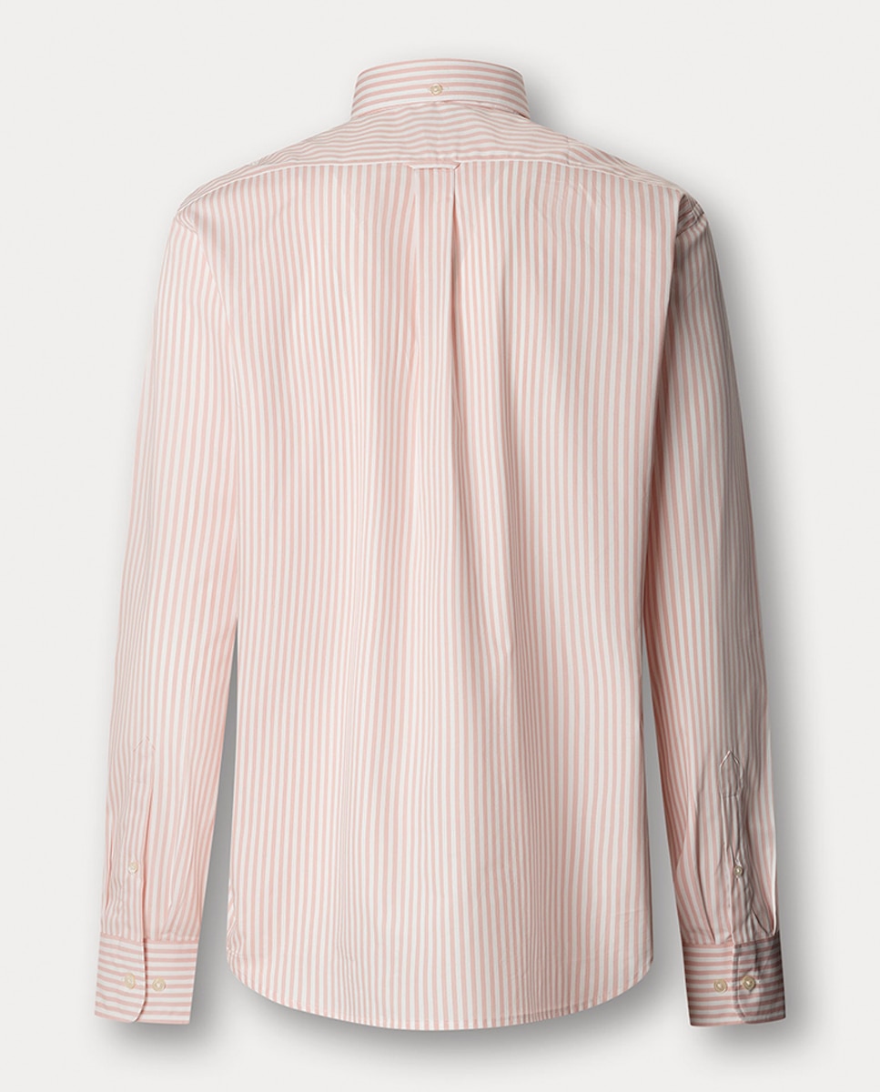 Camisa às Riscas Fit Club Rosa-2