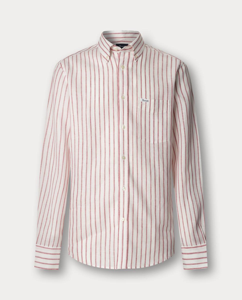 Imagem 0 de Camisa de Linho às Riscas Fit Club