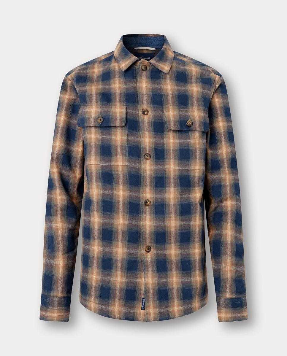 Imagem 0 de Sobrecamisa Acolchoado de Algodão com Estampado aos Quadrados.