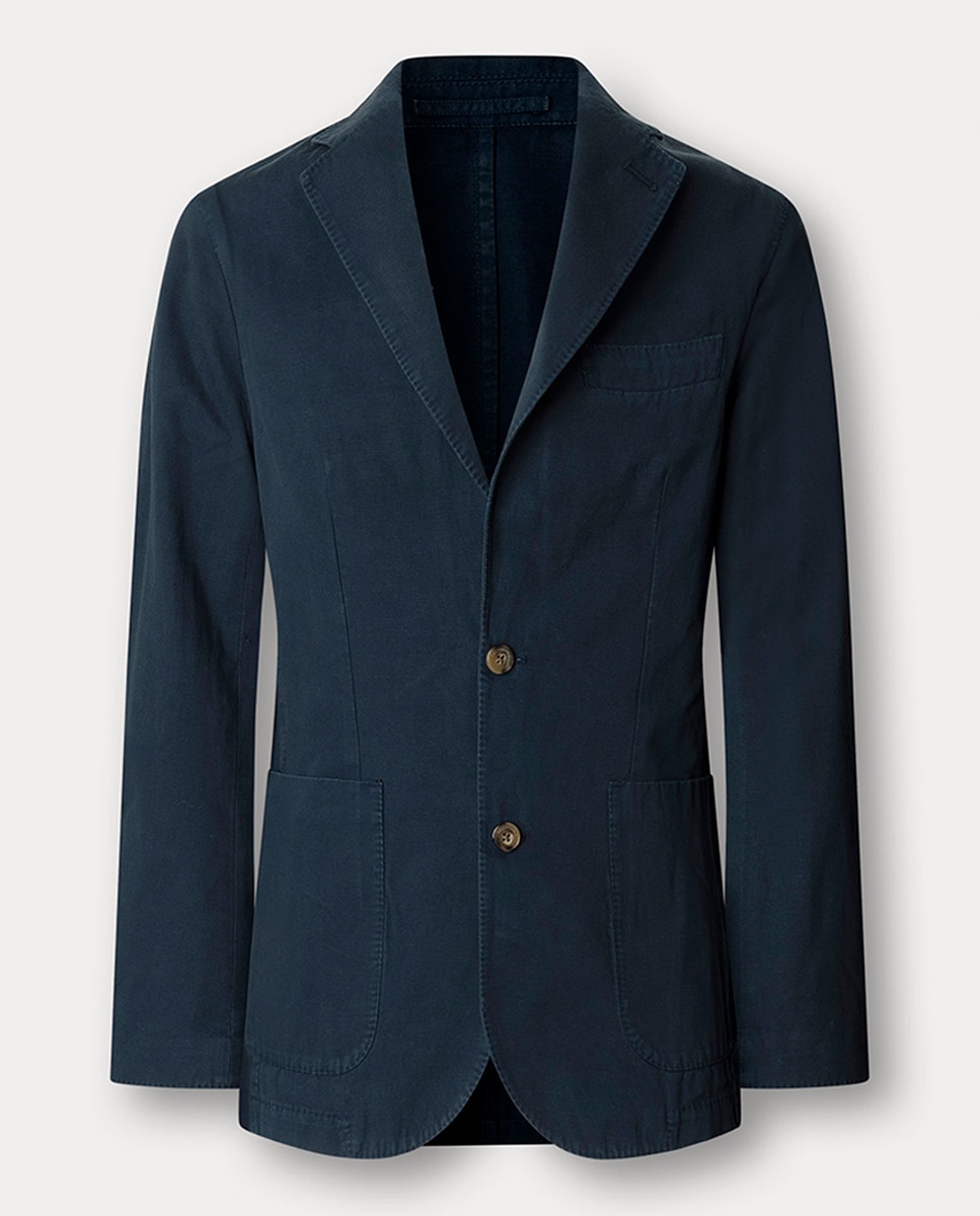 Imagem 0 de Blazer de Algodão e Linho Tingido