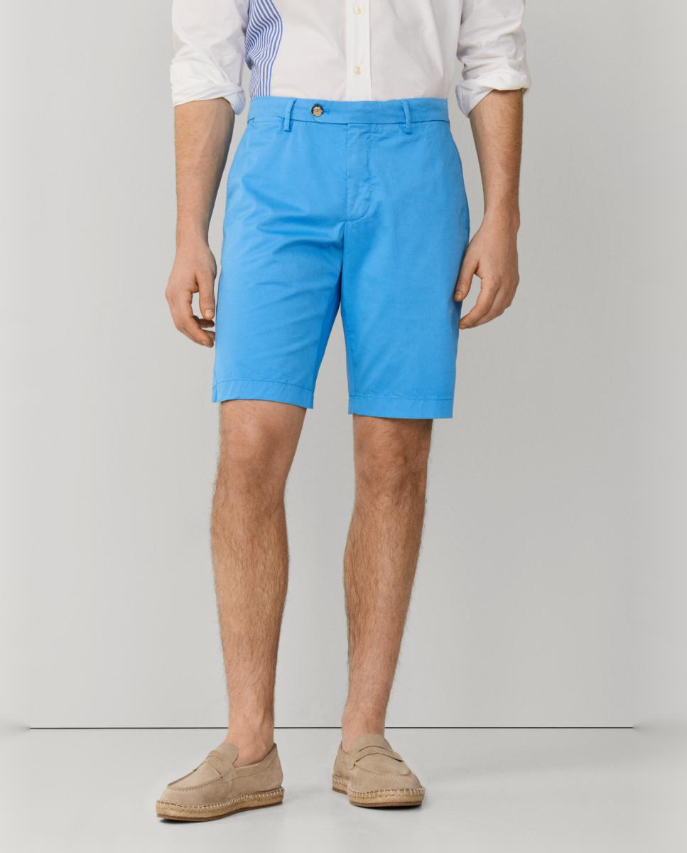 Façonnable - Bermudas de hombre fit clásico algodón elástico.