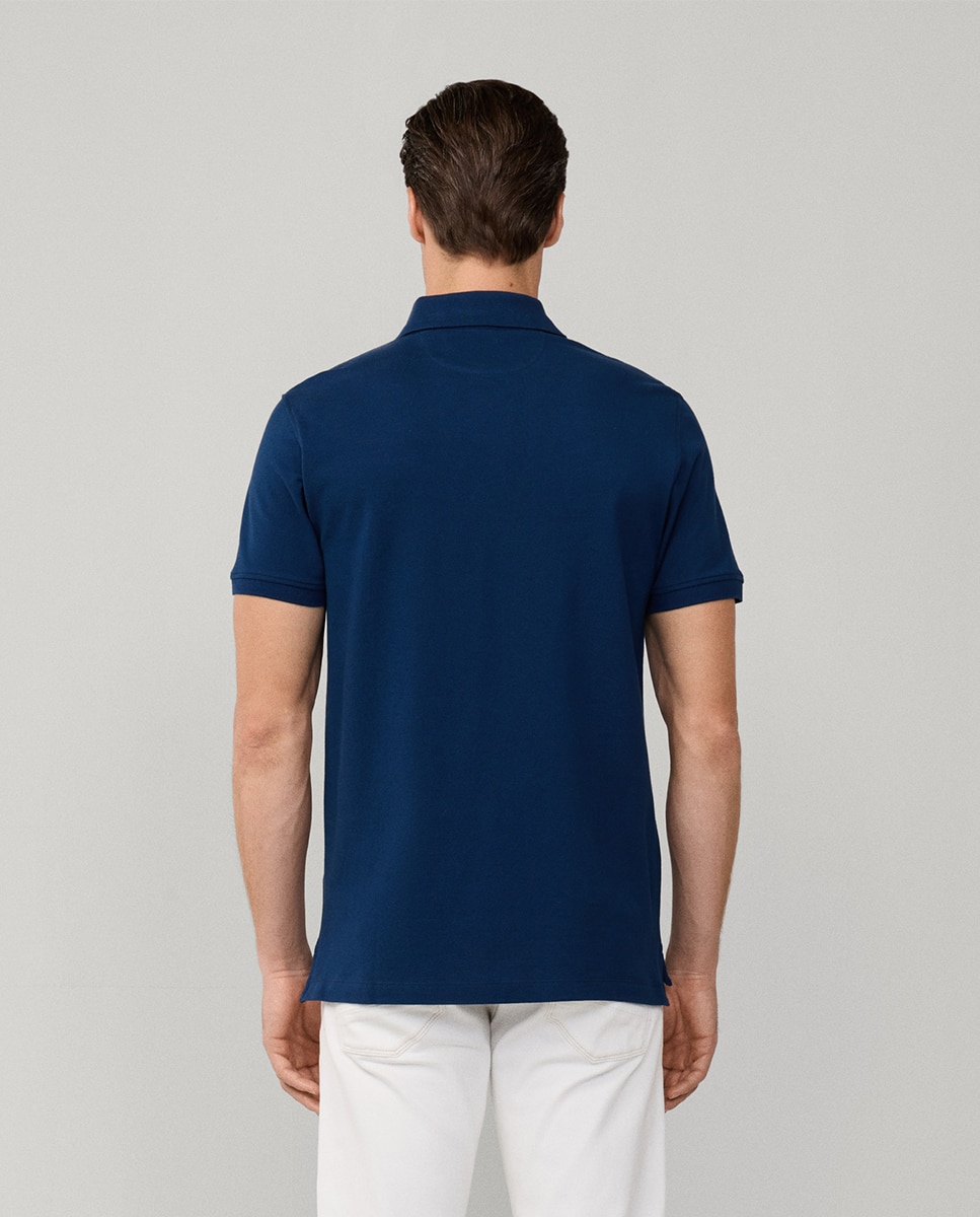 Imagen 2 de Polo de hombre de piqué manga corta birdie - Façonnable - Azul marino Azul marino