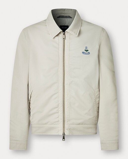 Imagem 0 de Casaco de Algodão Elástico com Logótipo