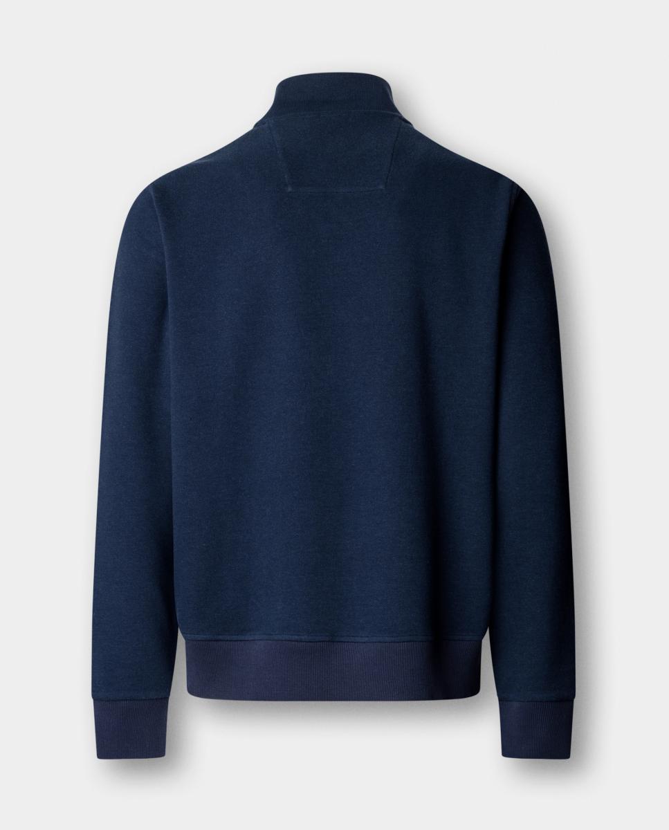 Imagen 5 de Chaqueta híbrida para hombre con frontal acolchado y mangas de punto. - Façonnable - Azul marino Azul marino