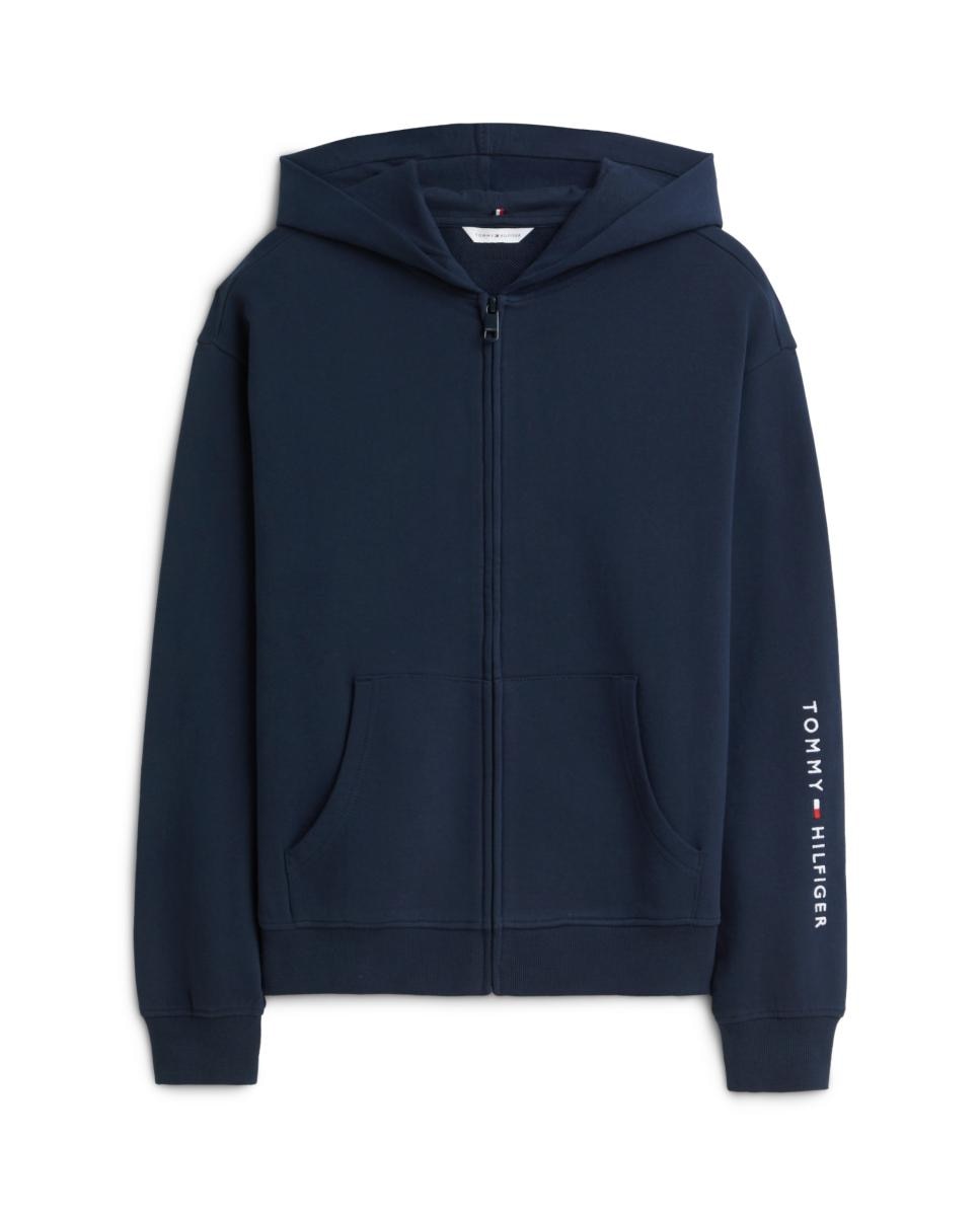 Sudadera con capucha logo - Tommy Hilfiger - Azul oscuro Azul oscuro-5