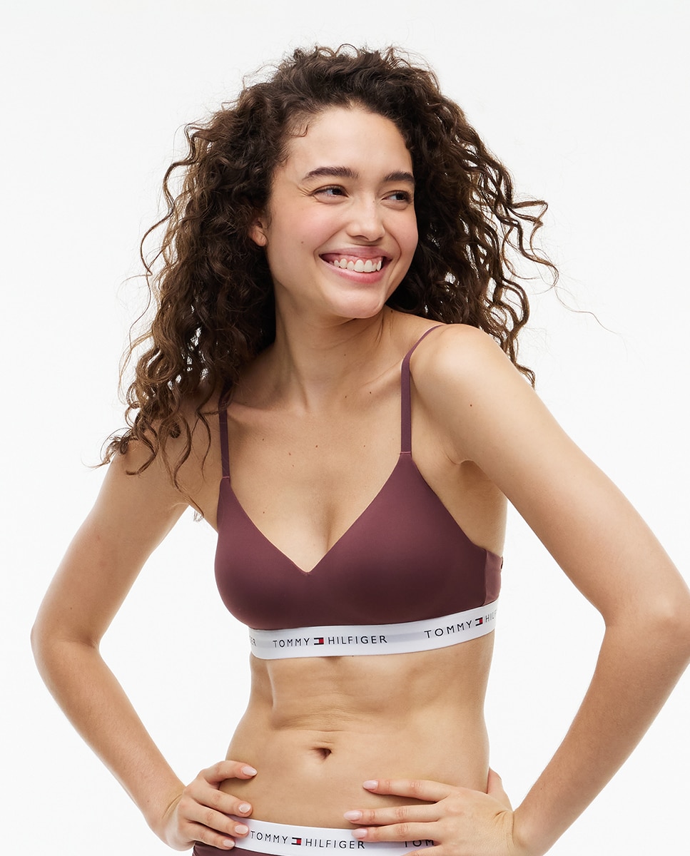 Bralette lift - Tommy Hilfiger - Marrón oscuro Marrón oscuro-1